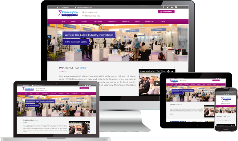 Exhibition Website Design in Mumbai