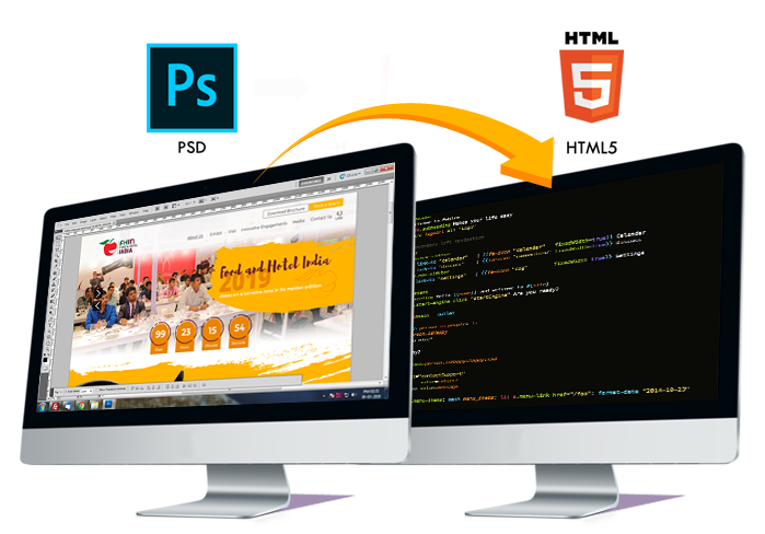 psd to html conversion services in Mumbai